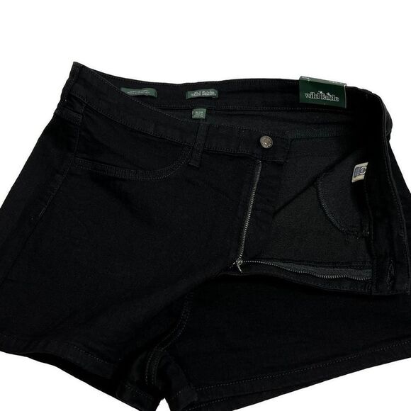 Wild Fable NWT black highest rise shorts size 16 - Picture 10 of 16
